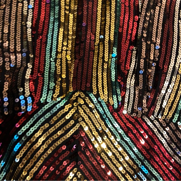 RIXO NEW Daisy Sequin Midi Dress Size US 12 - Picture 15 of 16